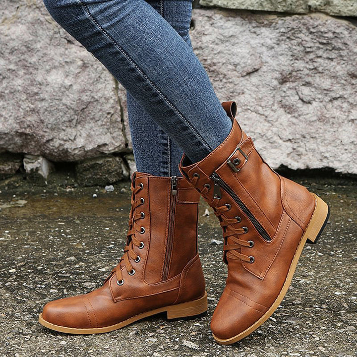 Echoarchiv | Orthopädische Stiefeletten mit seitlichem Reißverschluss