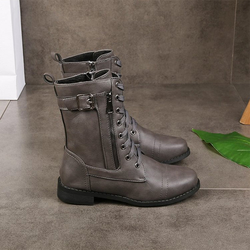 Echoarchiv | Orthopädische Stiefeletten mit seitlichem Reißverschluss