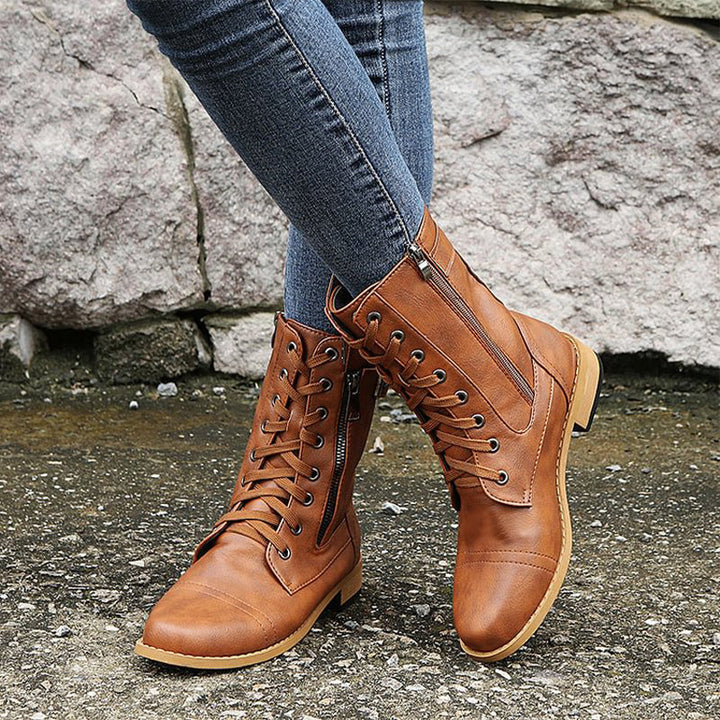 Echoarchiv | Orthopädische Stiefeletten mit seitlichem Reißverschluss