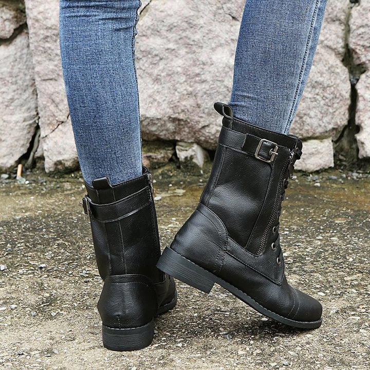 Echoarchiv | Orthopädische Stiefeletten mit seitlichem Reißverschluss