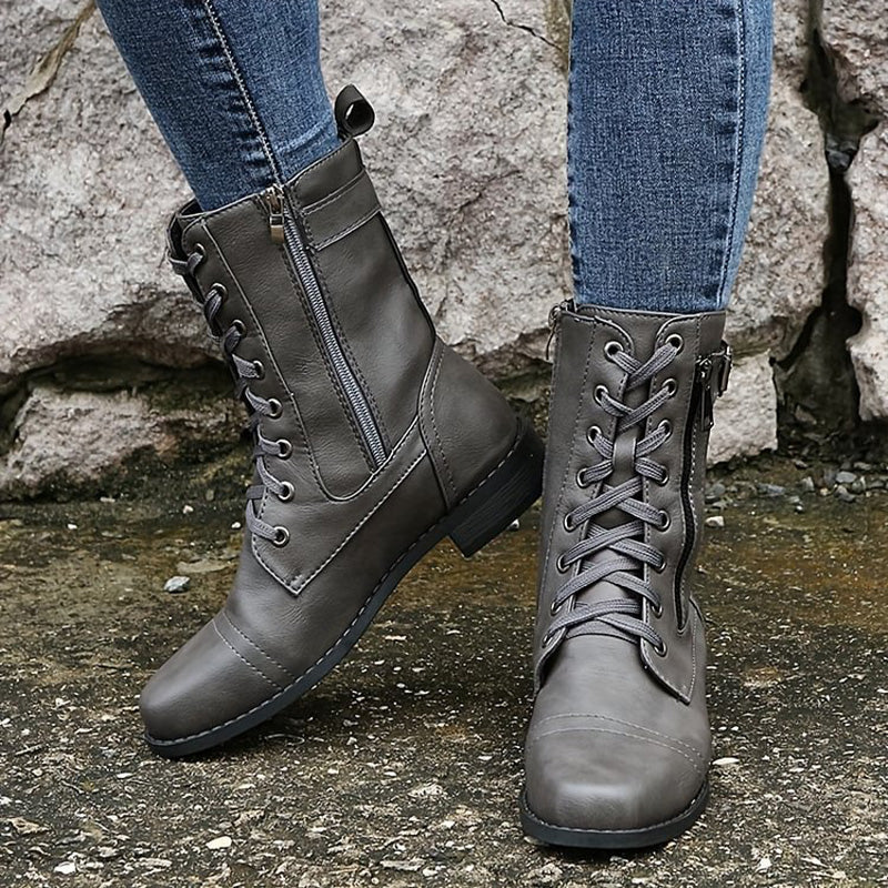 Echoarchiv | Orthopädische Stiefeletten mit seitlichem Reißverschluss
