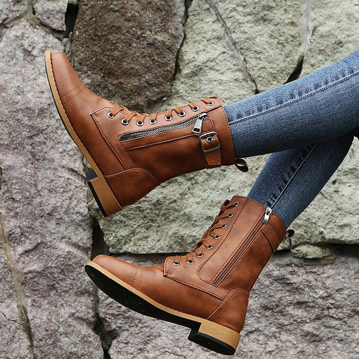 Echoarchiv | Orthopädische Stiefeletten mit seitlichem Reißverschluss