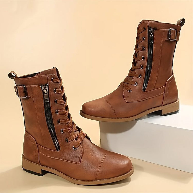Echoarchiv | Orthopädische Stiefeletten mit seitlichem Reißverschluss