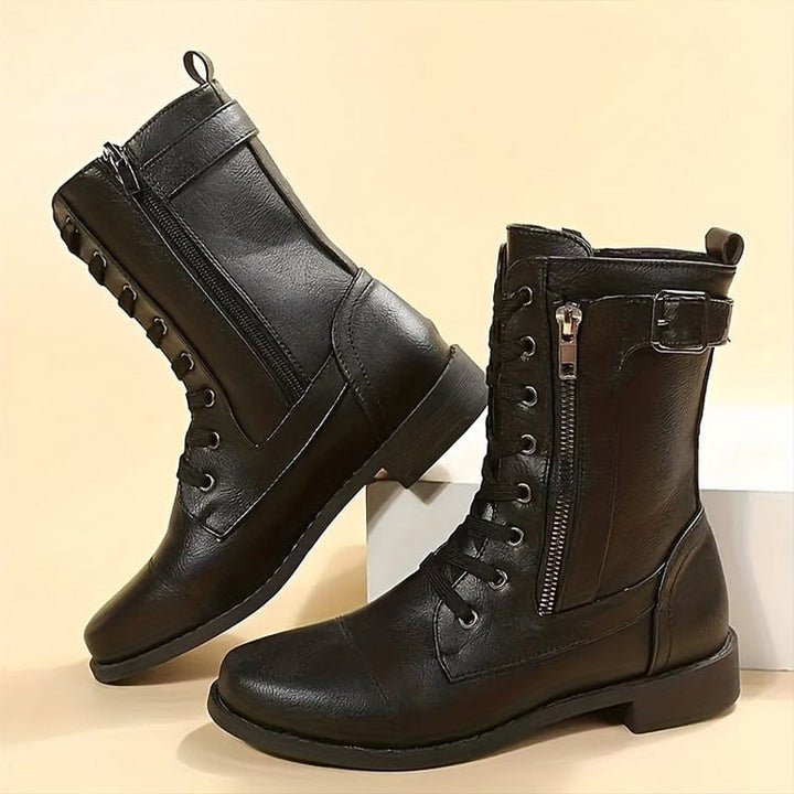 Echoarchiv | Orthopädische Stiefeletten mit seitlichem Reißverschluss