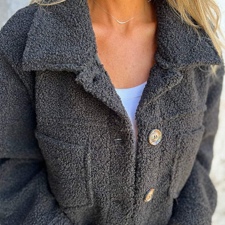Echoarchiv | Kurze Warme Bouclé Jacke