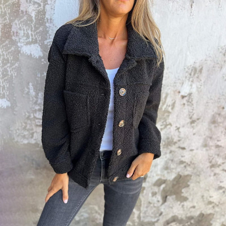 Echoarchiv | Kurze Warme Bouclé Jacke