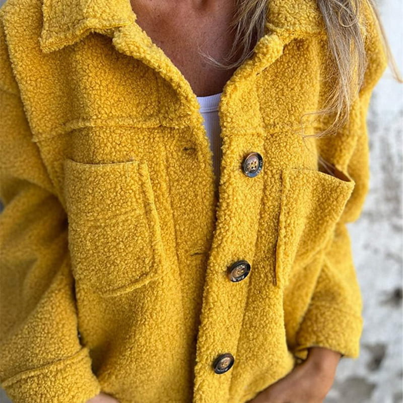 Echoarchiv | Kurze Warme Bouclé Jacke