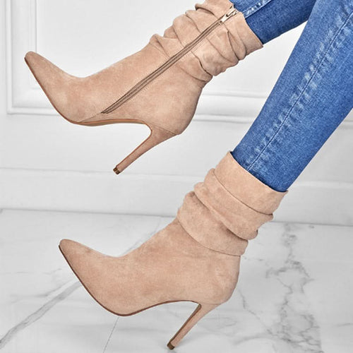 Echoarchiv | Elegante Ankle Boots mit Hohem Absatz