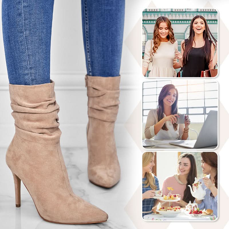 Echoarchiv | Elegante Ankle Boots mit Hohem Absatz