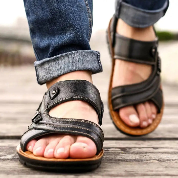 Echoarchiv | Sandalen Aus Echtem Leder