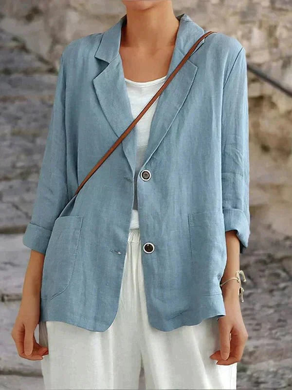 Eleganter Leinenblazer – Valéne