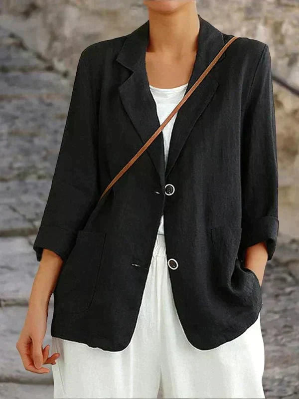 Eleganter Leinenblazer – Valéne