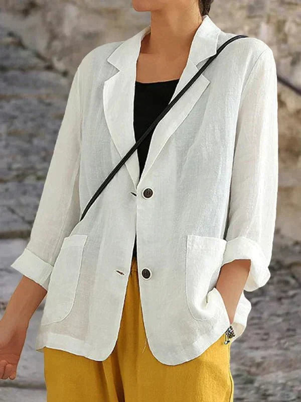 Eleganter Leinenblazer – Valéne