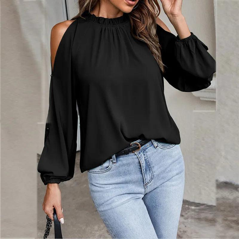 Echoarchiv | Stilvolle Bluse mit Offenen Schultern