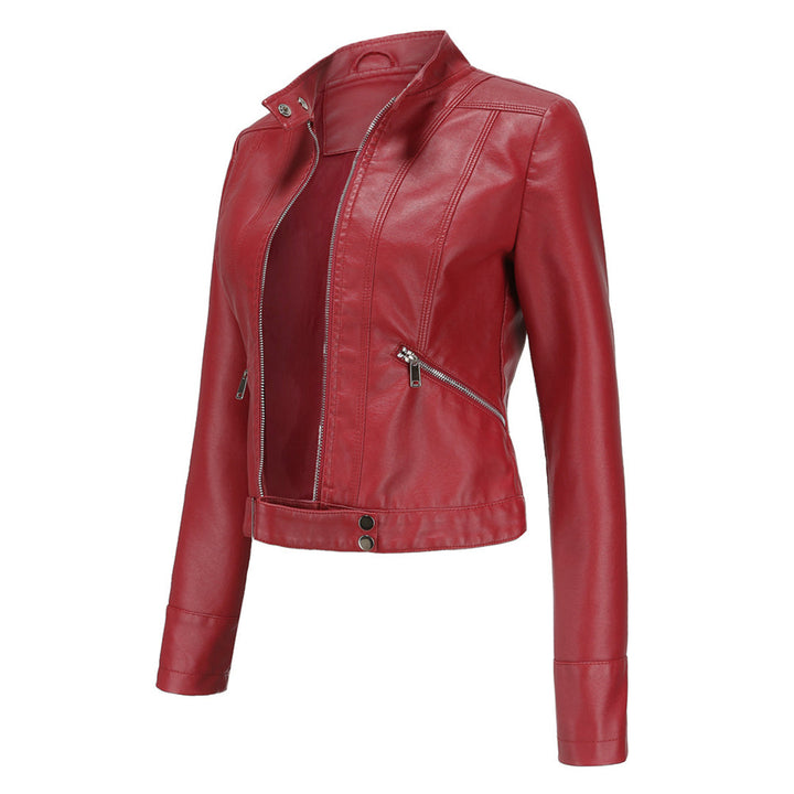 Echoarchiv | Stilvolle Damen Lederjacke Im Klassischen Design