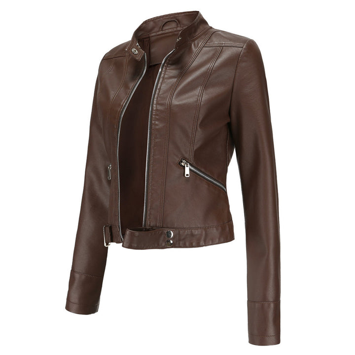 Echoarchiv | Stilvolle Damen Lederjacke Im Klassischen Design