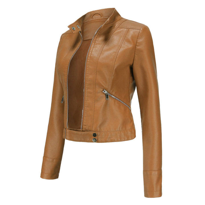 Echoarchiv | Stilvolle Damen Lederjacke Im Klassischen Design