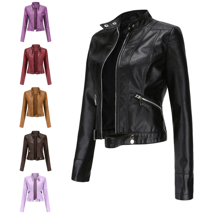 Echoarchiv | Stilvolle Damen Lederjacke Im Klassischen Design