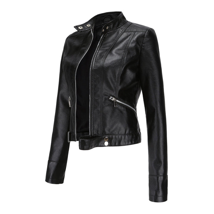 Echoarchiv | Stilvolle Damen Lederjacke Im Klassischen Design