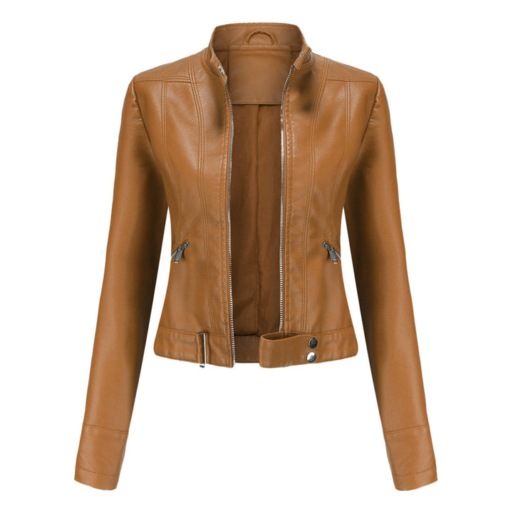Echoarchiv | Stilvolle Damen Lederjacke Im Klassischen Design