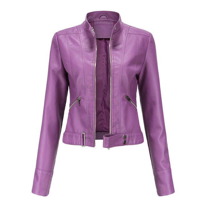 Echoarchiv | Stilvolle Damen Lederjacke Im Klassischen Design