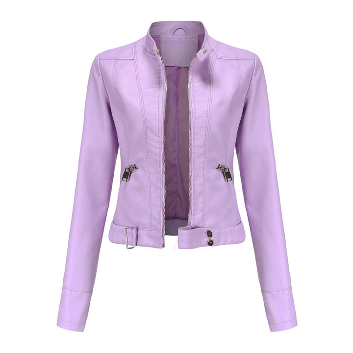 Echoarchiv | Stilvolle Damen Lederjacke Im Klassischen Design