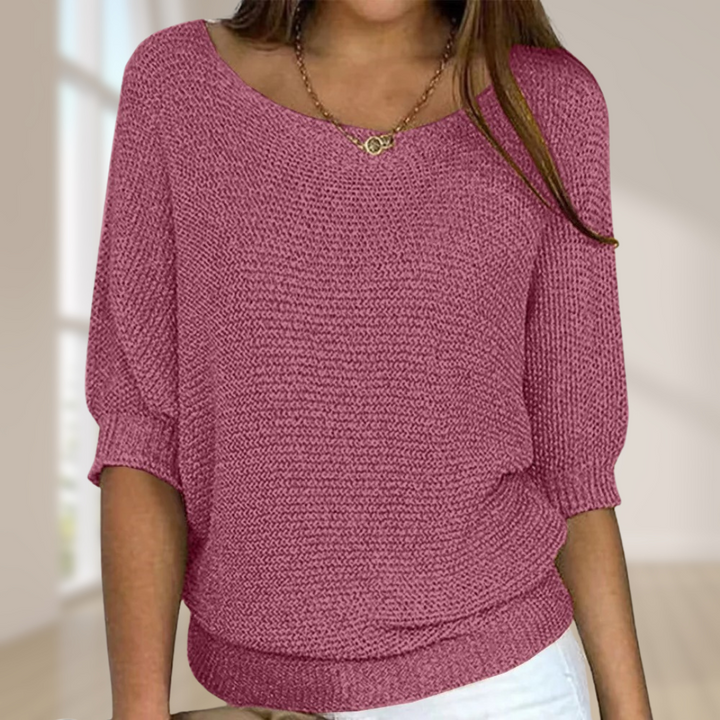 Echoarchiv | Strickpullover mit halben Ärmeln