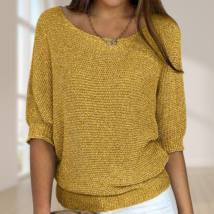 Echoarchiv | Strickpullover mit halben Ärmeln