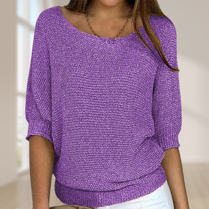 Echoarchiv | Strickpullover mit halben Ärmeln
