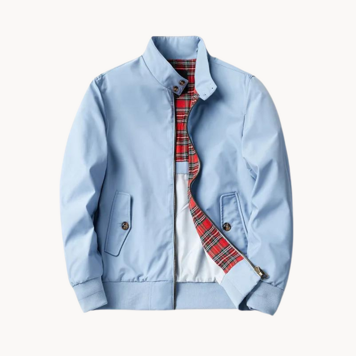 Echoarchiv | Herren Camden Heritage Harrington Jacke - Tartanmuster gefüttert