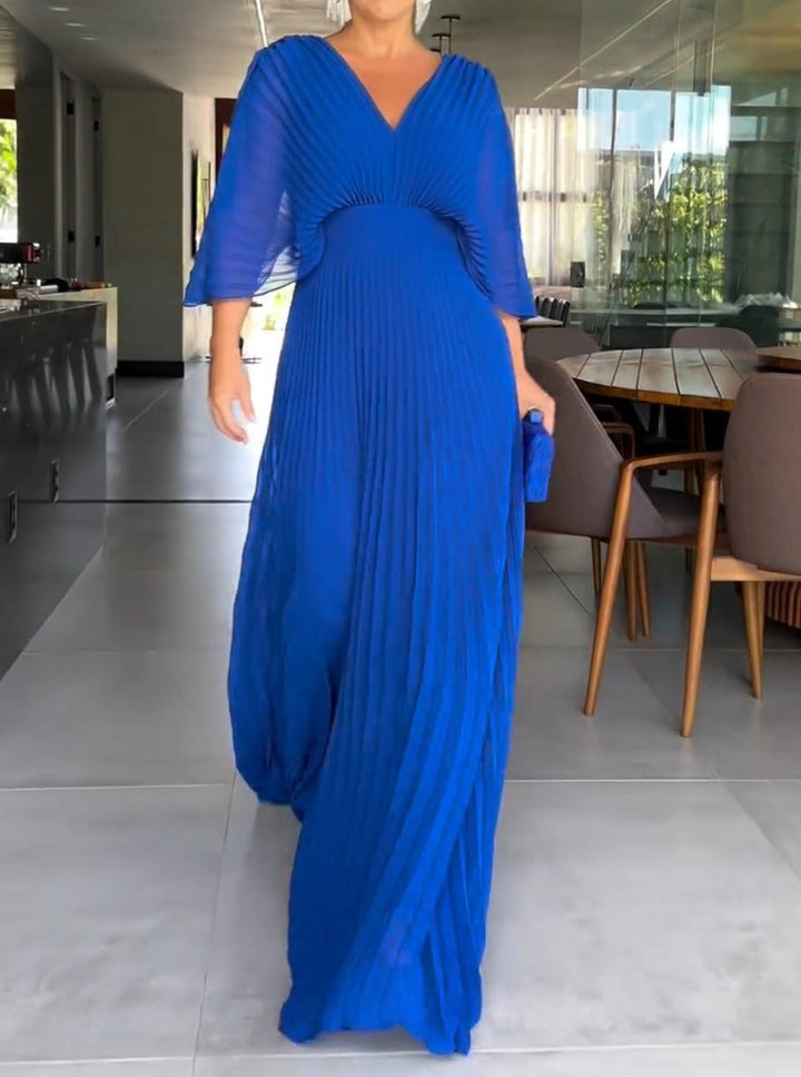 Echoarchiv | Maxi-Kleid mit Falten