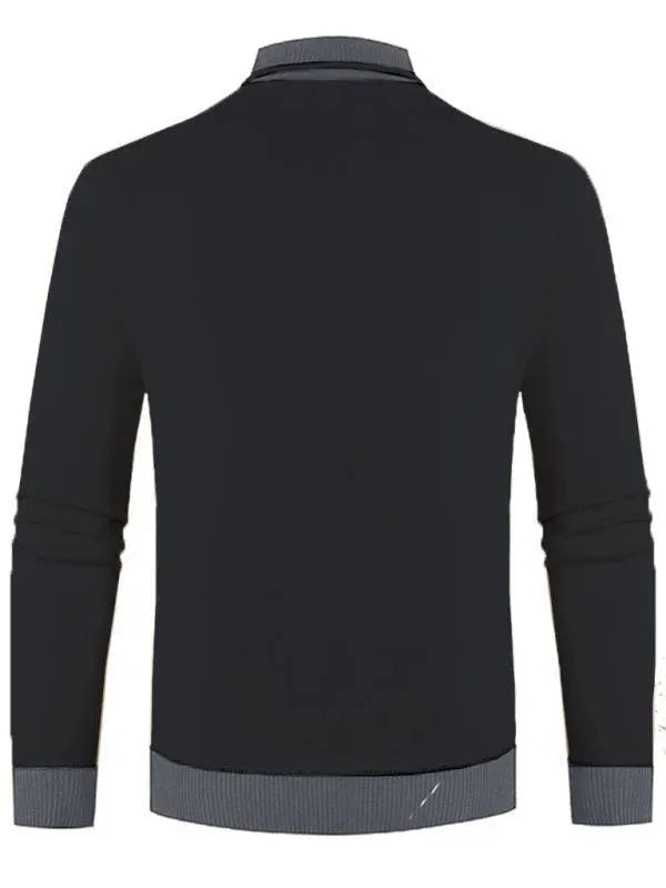 Echoarchiv | Slim Fit V-Ausschnitt Herren Pullover