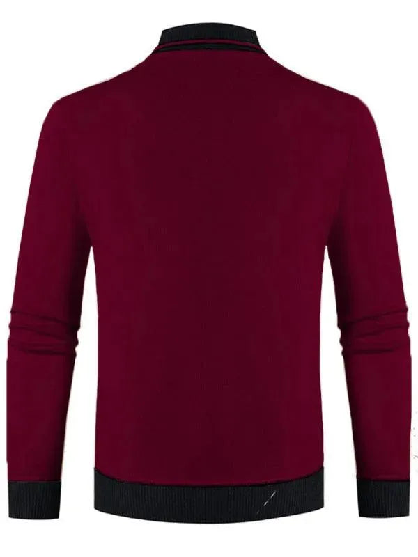 Echoarchiv | Slim Fit V-Ausschnitt Herren Pullover