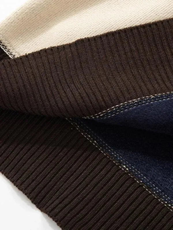 Echoarchiv | Slim Fit V-Ausschnitt Herren Pullover