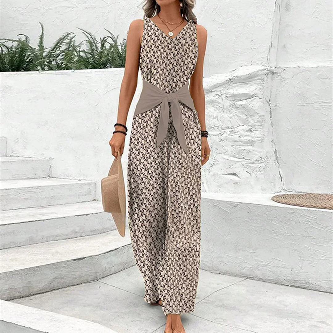 Echoarchiv | Stilvoller Baumwoll Jumpsuit Mit Eleganz