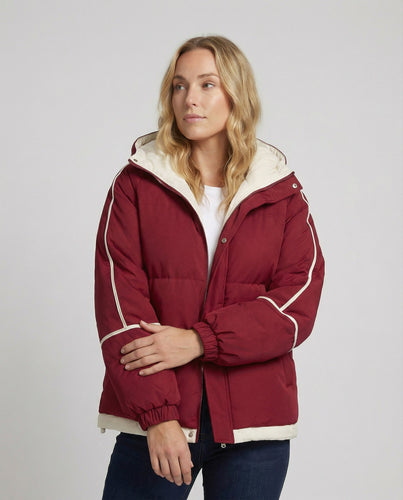 Damen Hochwertige Winterjacke mit isolierender Kapuze Echoarchiv