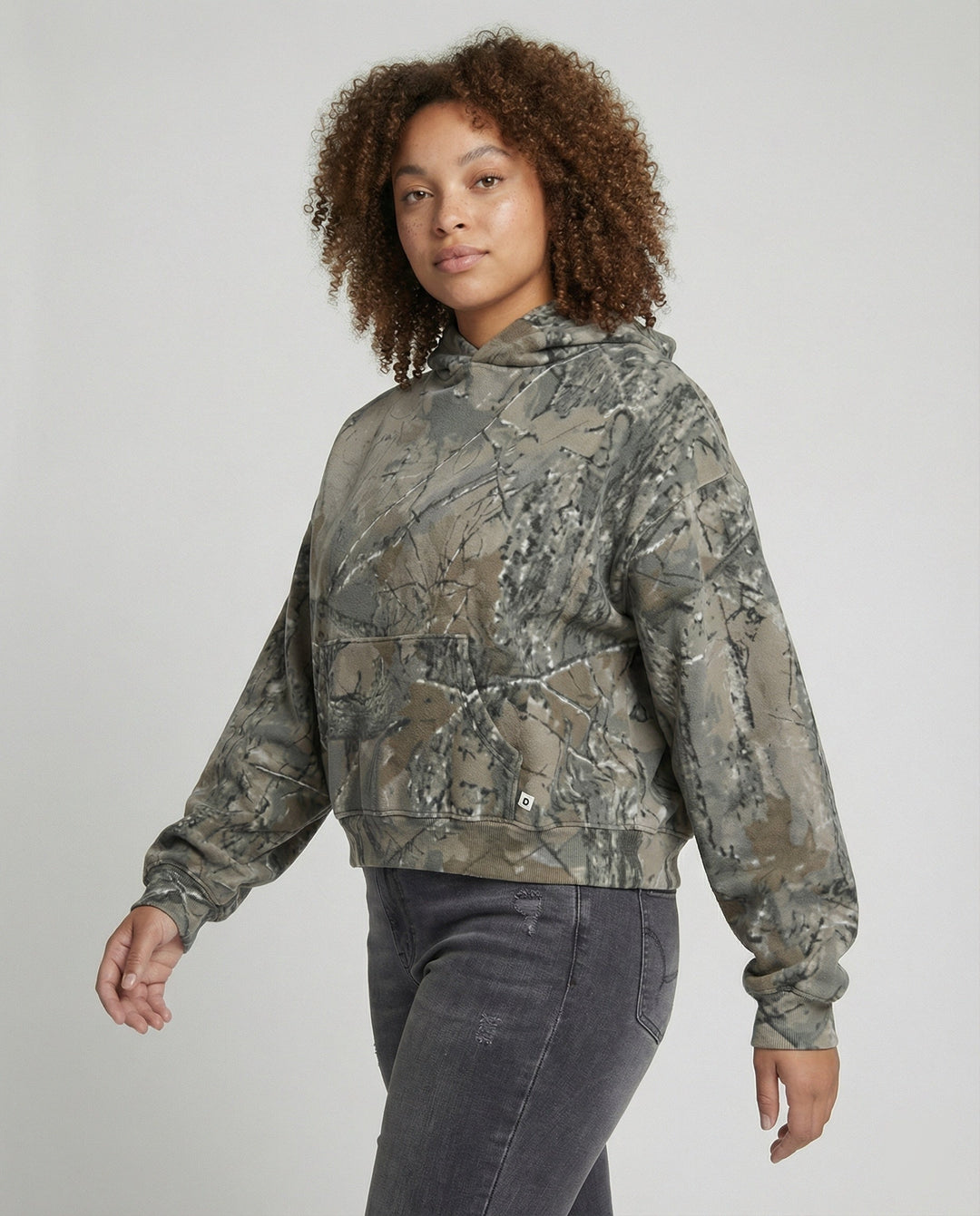 Echoarchiv | Retro Unisex Hoodie mit Camouflage-Muster