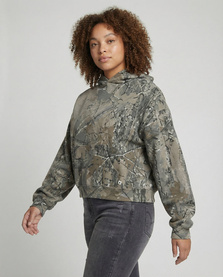 Echoarchiv | Retro Unisex Hoodie mit Camouflage-Muster