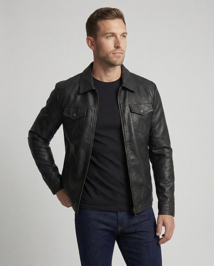 Exklusive Herren-Lederjacke in Premium-Qualität – Valtoré