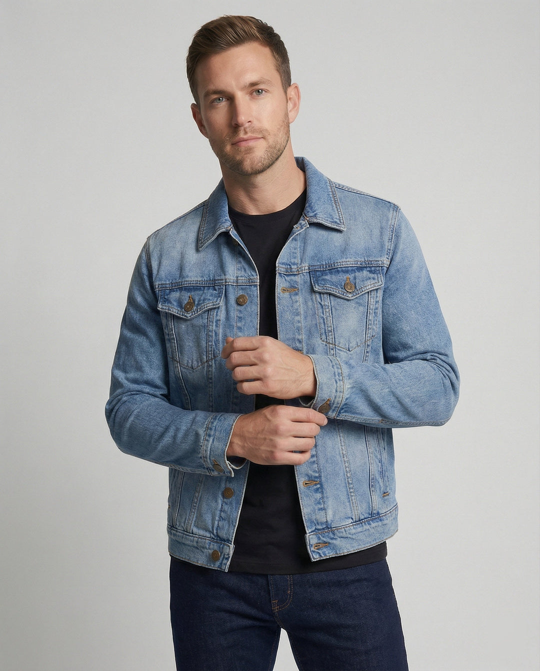 Herren JEchoarchivnsjacke Denim Worker