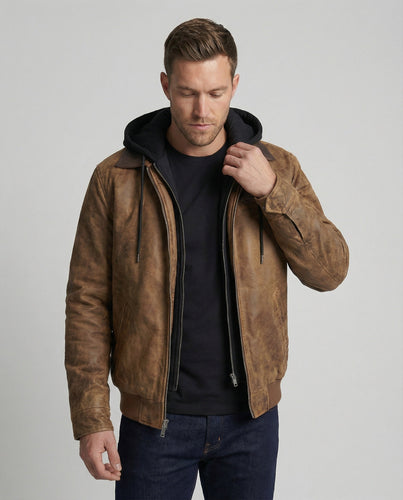 Outdoor-Jacke Herren Kapuze