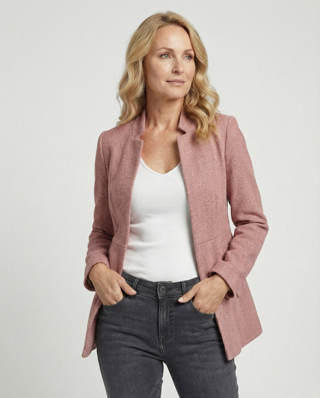 Damen Elegante Blazerjacke