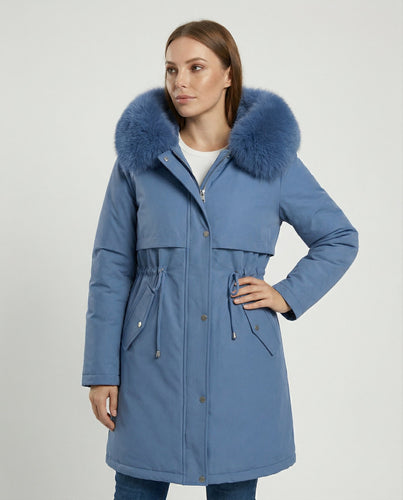 Damen Winterparka mit Wasserdichtem Material & Kapuze | Echoarchiv