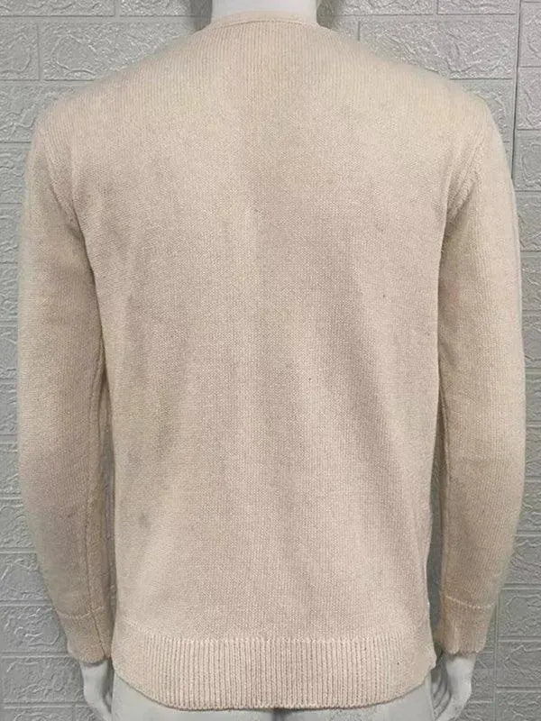 Echoarchiv | Ausschnitt Herren Strickjacke Pullover