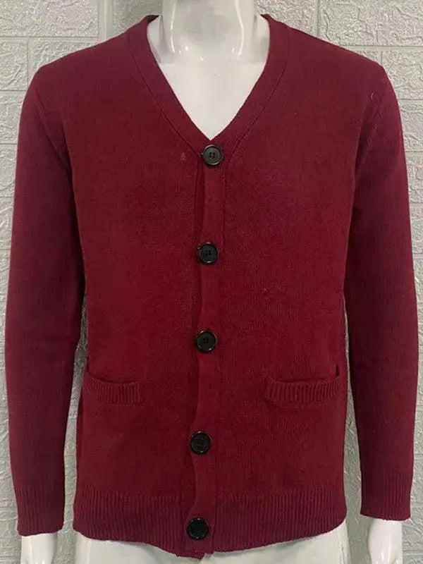 Echoarchiv | Ausschnitt Herren Strickjacke Pullover