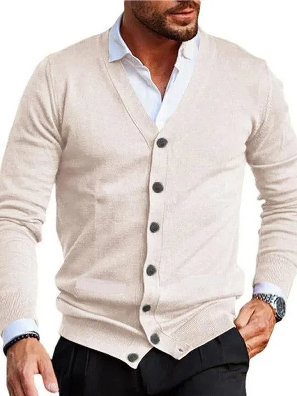 Echoarchiv | Ausschnitt Herren Strickjacke Pullover
