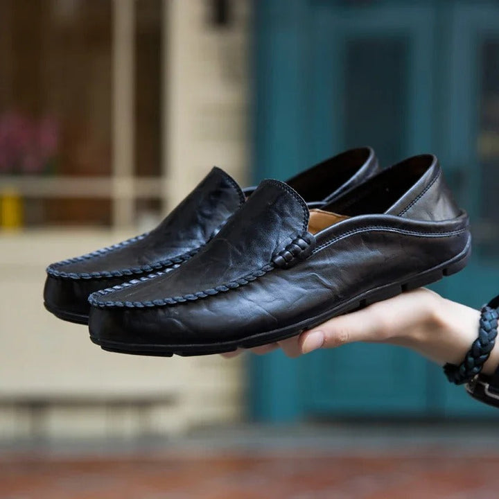 Herren-Loafer aus echtem Leder Echoarchiv