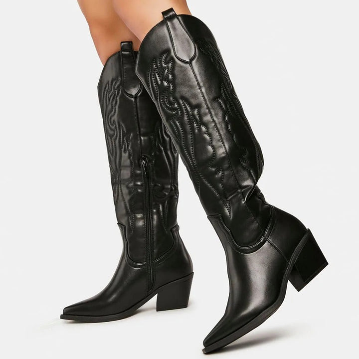 Echoarchiv | Robuste Cowboystiefel Bis Zum Knie