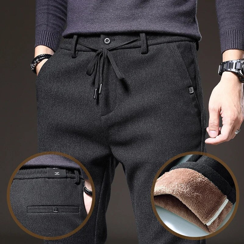 Echoarchiv | Männer Winter Fleece Warme Casual Hosen