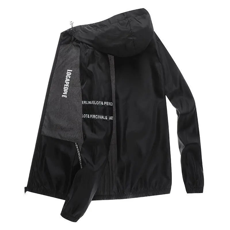 Echoarchiv | Leichte Sommerjacke für Männer mit Langen Ärmeln und Uv-Schutz